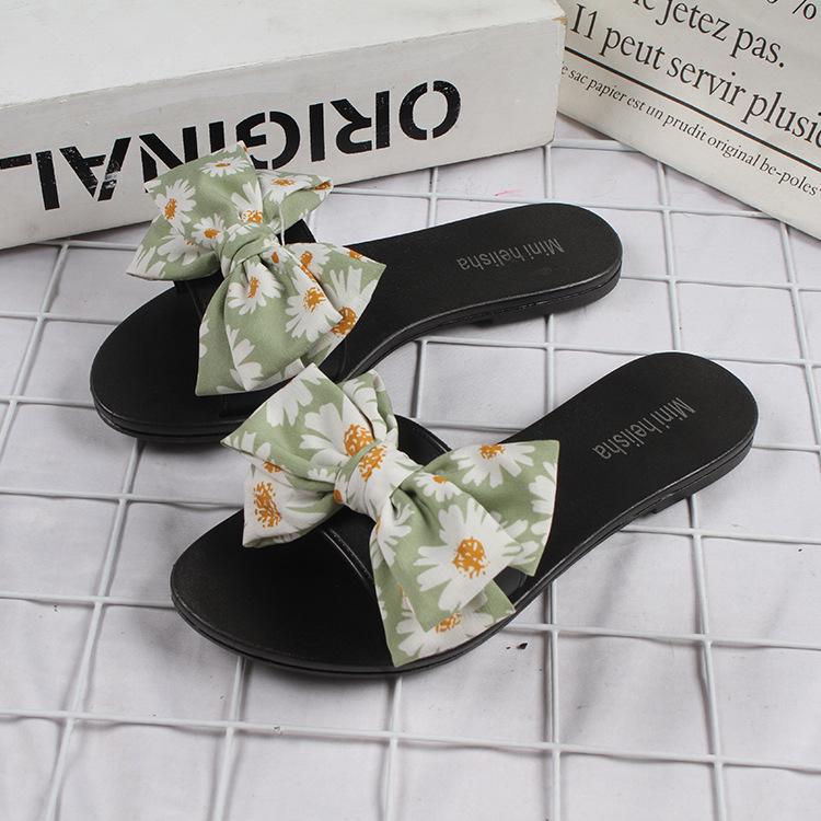 Yuzhihao Women s Summer Daisy One-Strap Beach Slippers 37