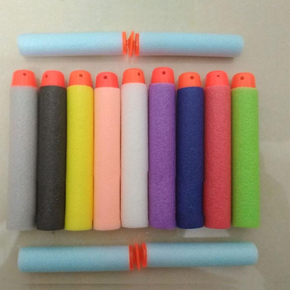 100 Stück 7,2 cm weiche Hohlloch-Kopf-Kugeln, Saugkopf-Kugel-Nachfüllung, Darts, Spielzeugpistole, Kugeln, Spielzeug