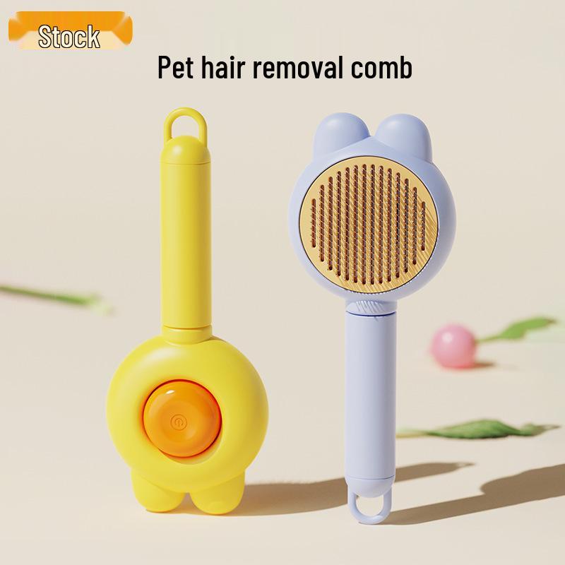 Stainless Steel Pet Comb for Removing Loose Hair - Grooming & Massage Tool for Cats and Dogs