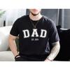 Dad Cotton T Shirt for Hospital, Est 2024 Shirt For New Dadö To Be Gift Idea, Fathers Day Shirt for Gift