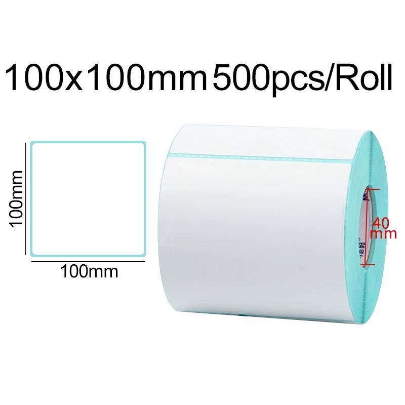 Thermal Paper Sticker 1Roll/Packaged Three-Proof Thermal Labels Tags for Supermarket Multiple Sizes Scrapbooking Marker Tags ZYF