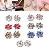 2Pcs Elegant Rhinestone Shoe Clips Shoes Jewelry Decoration Wedding Diamond Removable for Hats DIY Craft Accessories Dress Party