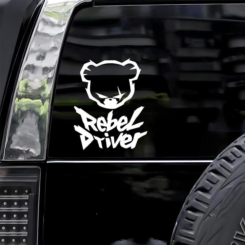 "REBEL DRIVER"DECAL,FUNNY & CREATIVE DECAL WITH HIGH QUALITY FOR CAR TRUCK !Personalised Decorative Accessories