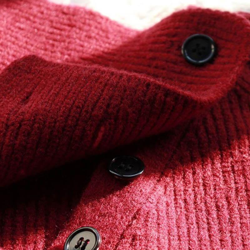 Svetr pro ženy Podzim Zima Zesílený Hřejivý Pletený Pružný Dlouhý rukáv Oversize Top