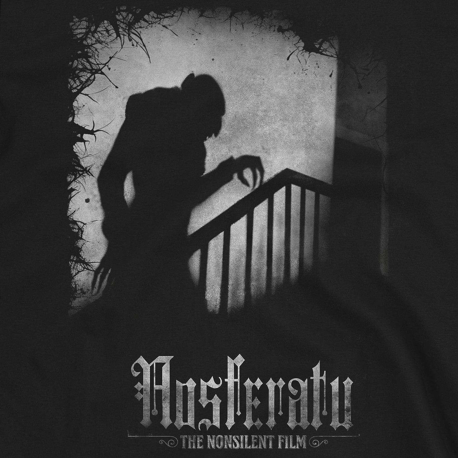 Nosferatu The Nonsilent FIlm 1922 Horror T-Shirt 4XL