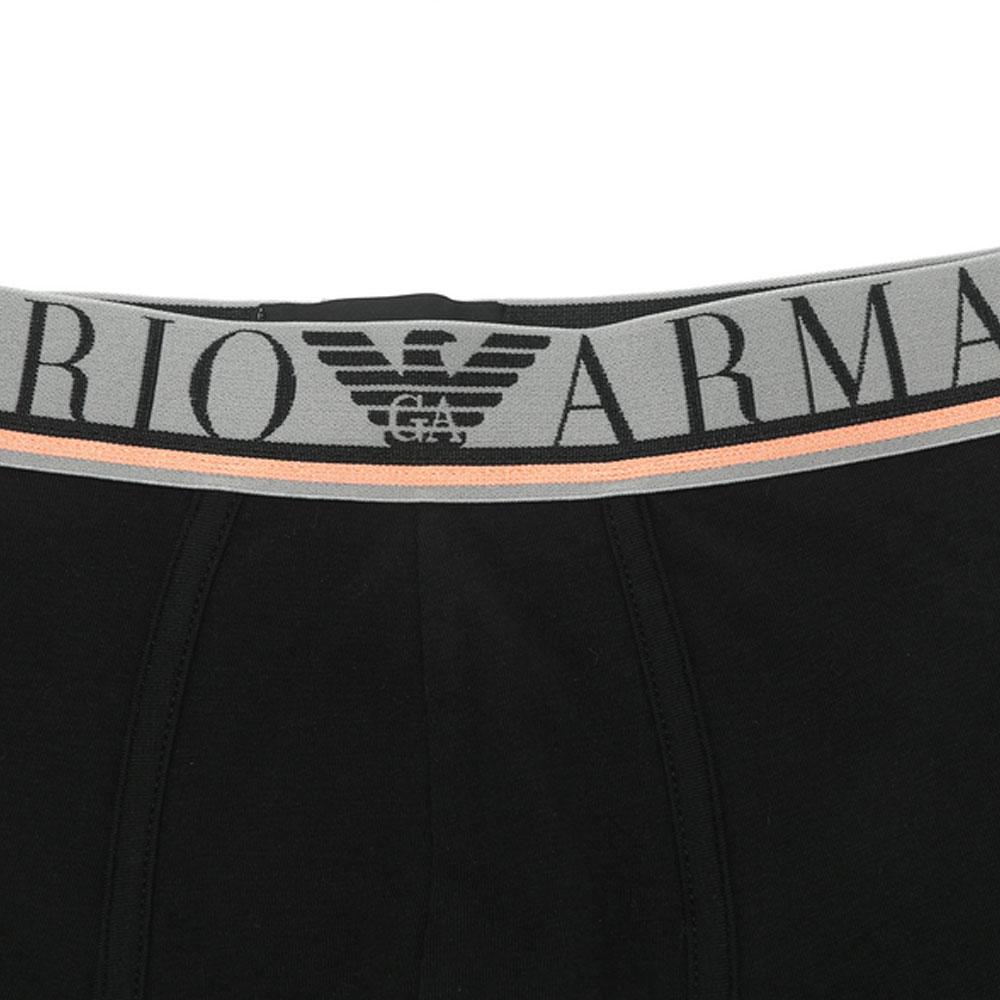 Emporio Armani SS23 Letter Logo Jacquard Boxer Briefs Men underwear Black 111866-3R525-00020