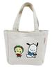 Atelier Momo & Momo [Coji Coji][Pochacco] Canvas Mini-tygkasse, Lunchväska, En-milsväska, Sagara-broderi, CSZ44017-52