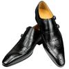 Fashion Men's Luxury Leather Shoes Top Layer Cowhide Pointed Toe British Business Formal Wedding Office Shoes