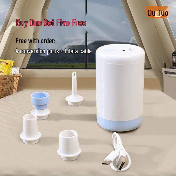 Multifunction Electric Air Pump for Vacuum Bags, Tents, Sofas, and Mattresses