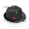 Children's LED Sequin Jazz Fedora - Glowing Performance Hat
