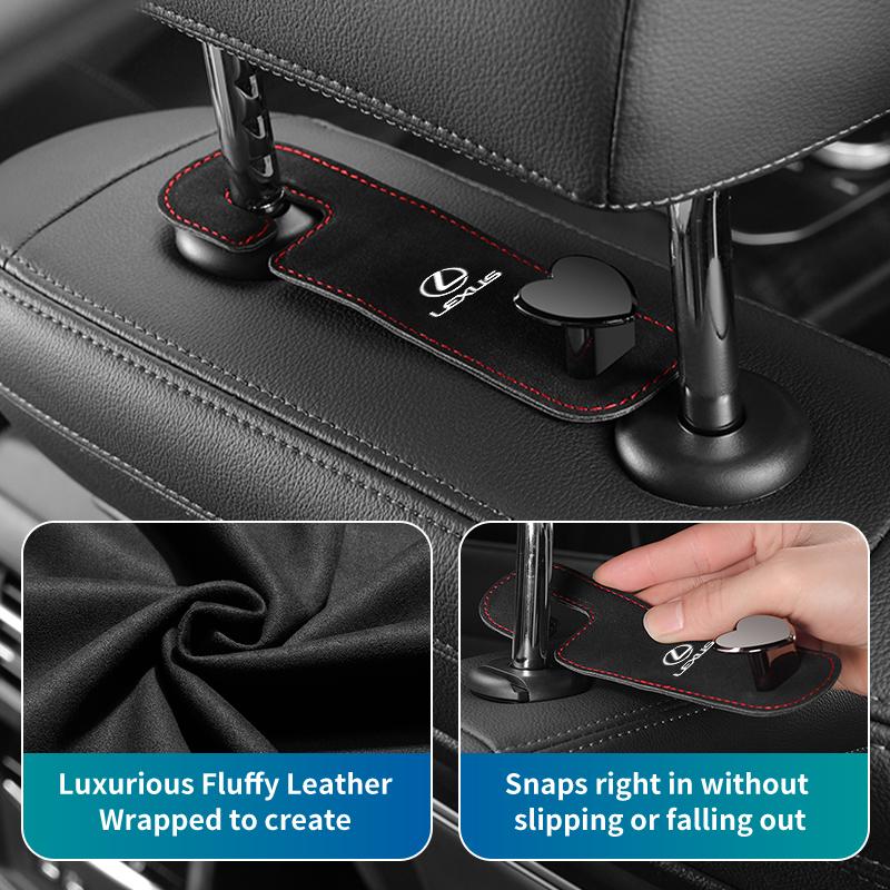 Car Seat Back Single Hook Heart Shaped Pothook For Lexus CT ES GS NX IS250 CT200h IS300h ES300h RX400h NX300h IS200 AEP1