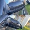 Carbonfaser-Look, glänzend, schwarz, Abdeckkappen für Seitenspiegel, Hornform, für BMW X5 E70 X6 E71 2008–2013, Zubehör