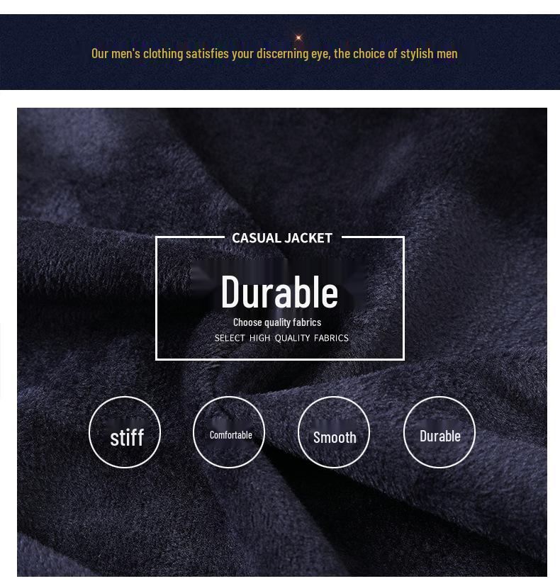 Men's Autumn-Winter Knit Cardigan: Thickened Velvet Sweater for Middle-aged and Elderly Dads and Grandpas.