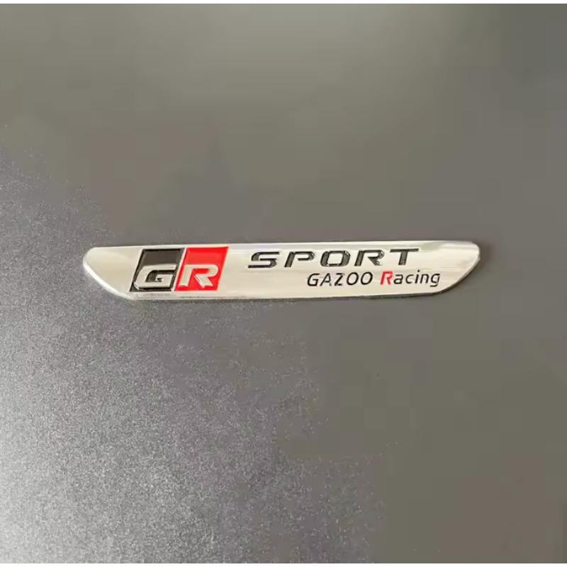 Metal 3D G-R Sport Gazoo Racing Logo Emblema Aripă Laterală Mașină Insignă Autocolant Pentru C-HR RAV4 Corolla Camry