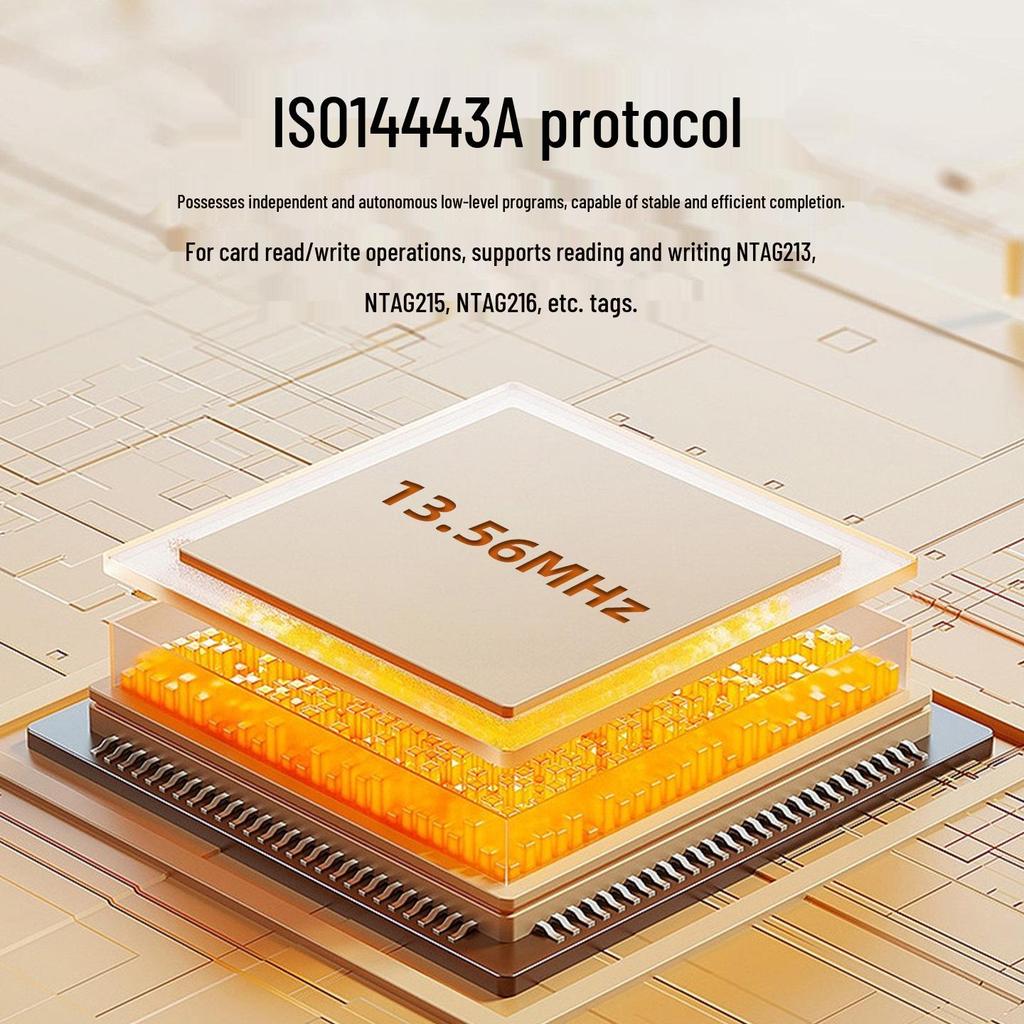 NFC 13.56MHz Reader/Writer for URL & Text on ISO14443A Cards