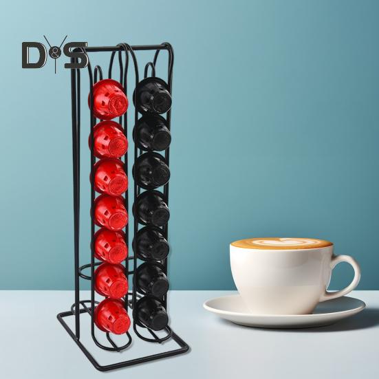 Coffee Capsule Holder Large Capacity Strong Load-bearing High Stability Countertop Coffee Pods Capsules Stand Storage Rack