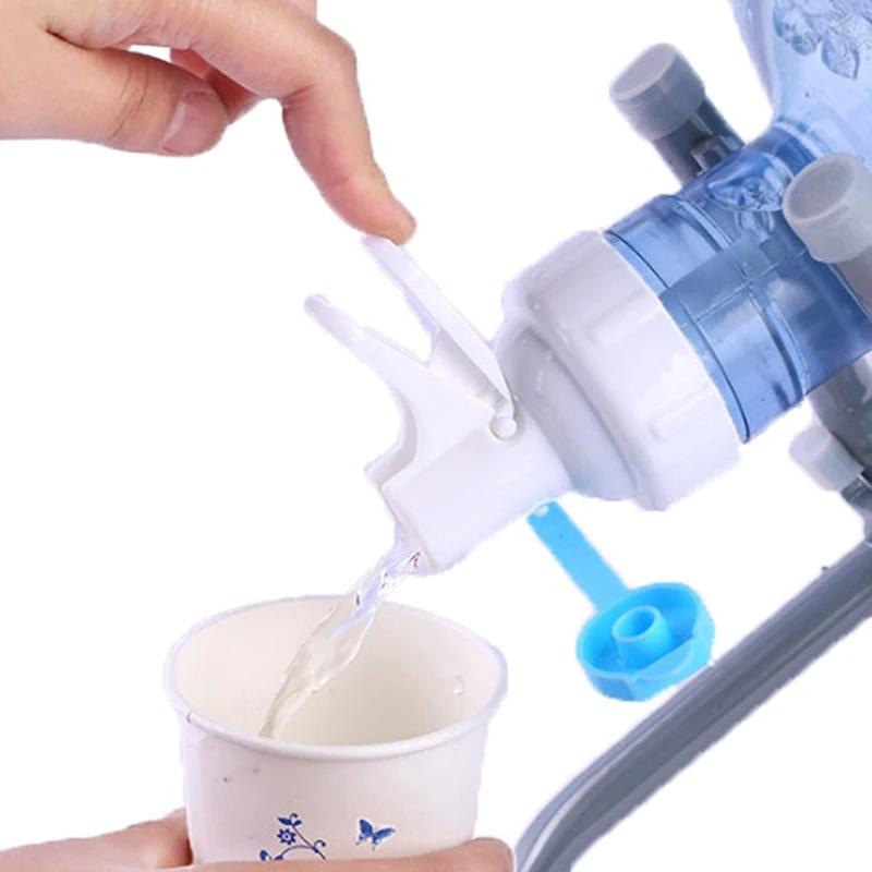 High Quality 1pc Plastic Small Portable Water Dispenser Eco-friendly Bottle Cap Reusable Home Inverted Water Dispenser Spout