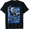 Jurassic World Raptor Moon Light Logo Graphic T-Shirt T-Shirt