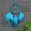 Tassel Dream Catcher Decoration for Car Ornaments Room Decor Dreamcatchers Wall Hanging with Rattan Bead Feathers Wind Chimes