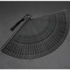 Folding Fan Antique Style Mini Chinese Style Full Bamboo Fan Summer Hanfu Classical Dance Cheongsam Men And Women Gifts Group Fan Black
