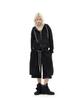Defgarments Painting Brushed Hood Zip Up [Black]