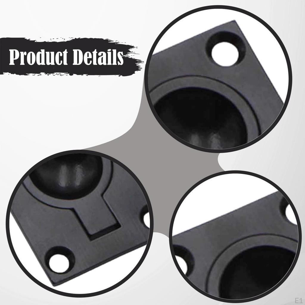 Boat Pull Flush Lift Recessed Door Handle for Drawer