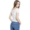 Urban Classics Ladies - Off Shoulder Rib Top sans bretelles