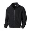Men S Fleece Lined Zip Up Stand Collar Sweatshirt