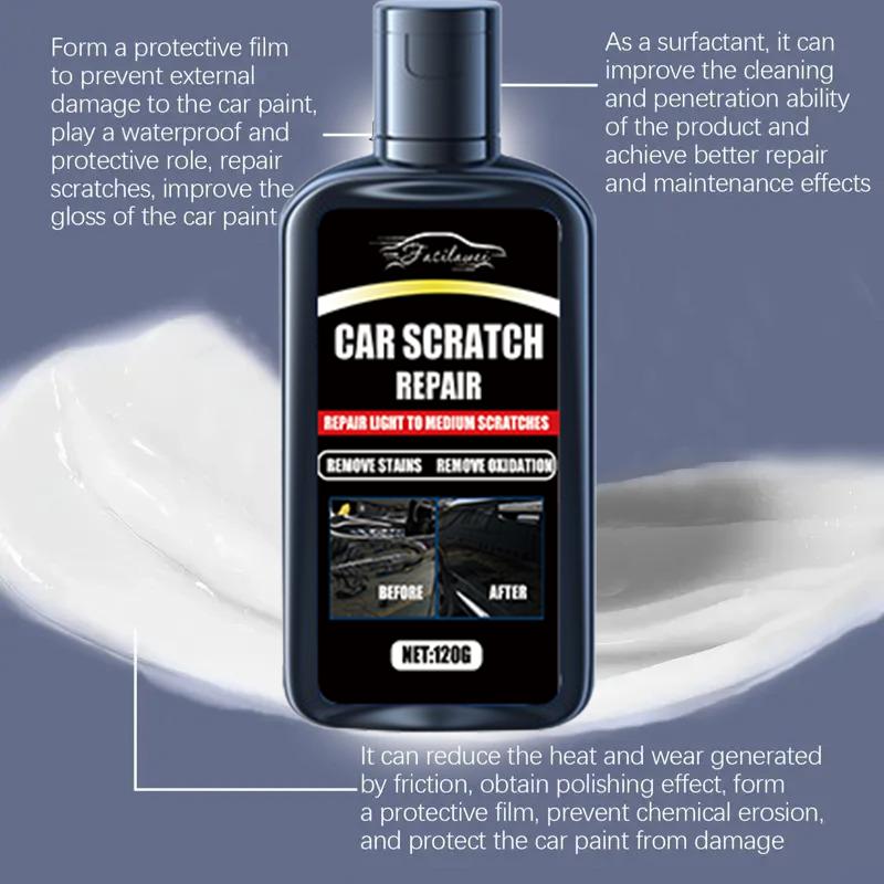 NEW 120ML Scratch Repair Wax - Quick scratch removal for cars, multi-functional polishing protection wax, for minor scratch repa