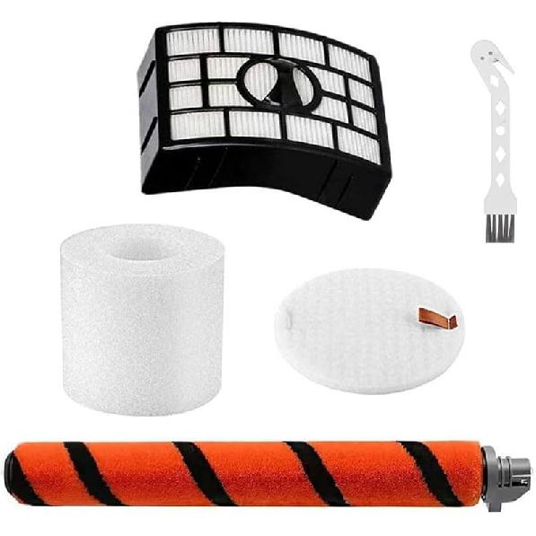 Replacement For Shark APEX DuoClean AZ1002 AZ1000 AZ1000W AX950 AX951 AX952 Vacuum,Part # XFF650 & XHF650 & 1173FT950,1 Soft Brush Roller, 2 Hepa