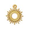 5pcs/Lot Fashion Sun Round Necklace Pendants Stainless Steel Love Heart DIY bracelet Charms Women's Star Moon Jewelry