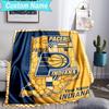 Custom Name Blanket Pacers Basketball Team  Blanket Bedding Blanket for Travel, Camping, Living Rooms, Offices, Sofas, Fan Christmas gift