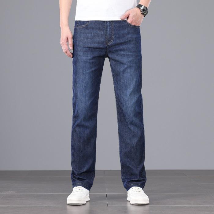 

Новые тонкие джинсы Трехмерные тонкие маленькие прямые брюки Весенние брюки 42