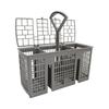 Dishwasher Utensil Holder Durable Household Storage Basket Universal Dishwasher Cutlery Basket Replacement with Removable Handle