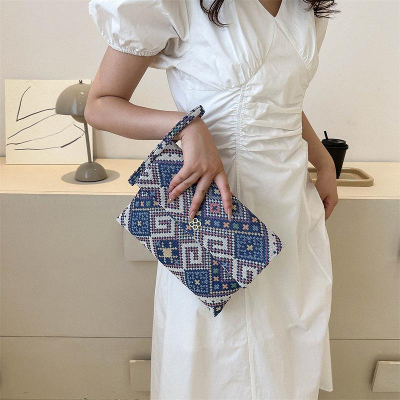 Handbag Casual Fashion Retro Unique Print Delicate Classic Flower Style Girl