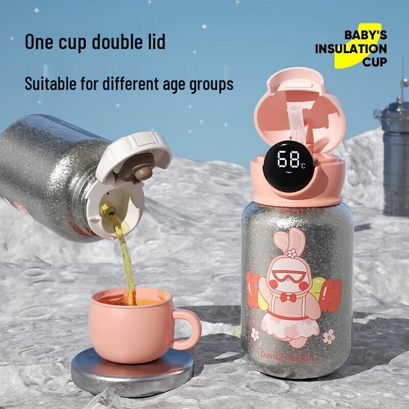 Temok Pure Titanium Kids Insulated Straw Cup