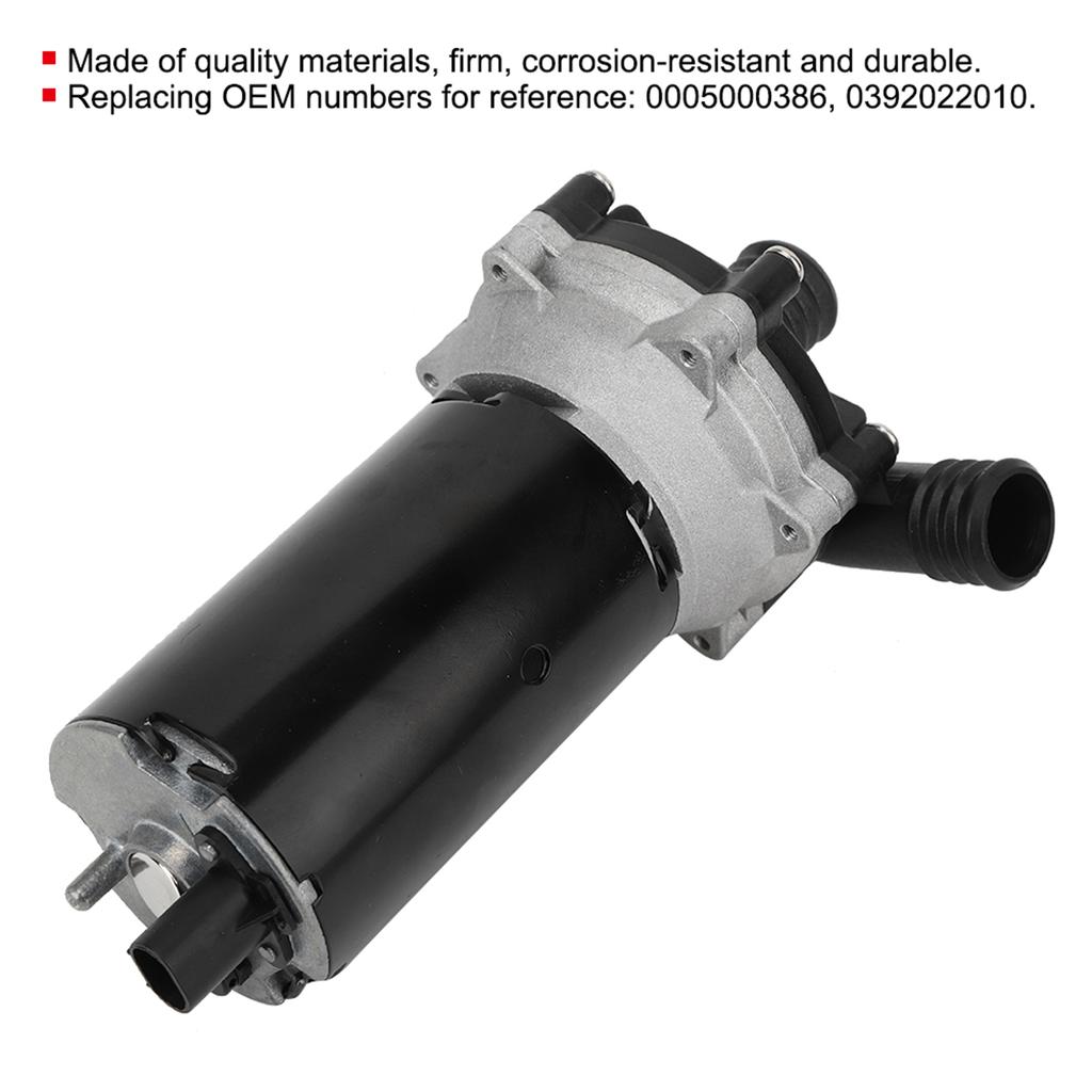 Auxiliary Additional Cooling Water Pump 0005000386 Fits for Mercedes Benz ML63 ML450