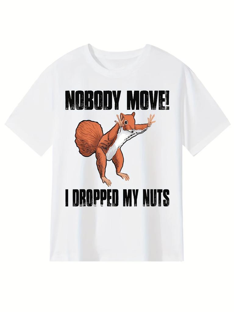 Unisexs TShirt Unisex Vintage Funny Nobody Moved Meme Shirt Oversize Tee Cotton Streetwear Loose Short Sleeve To Unisex AllSeason
