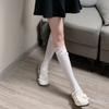 Lolita Pure Desire Summer JK Bow Velvet Ballet Stacking Socks Medium Tube Socks Lace Calf Socks