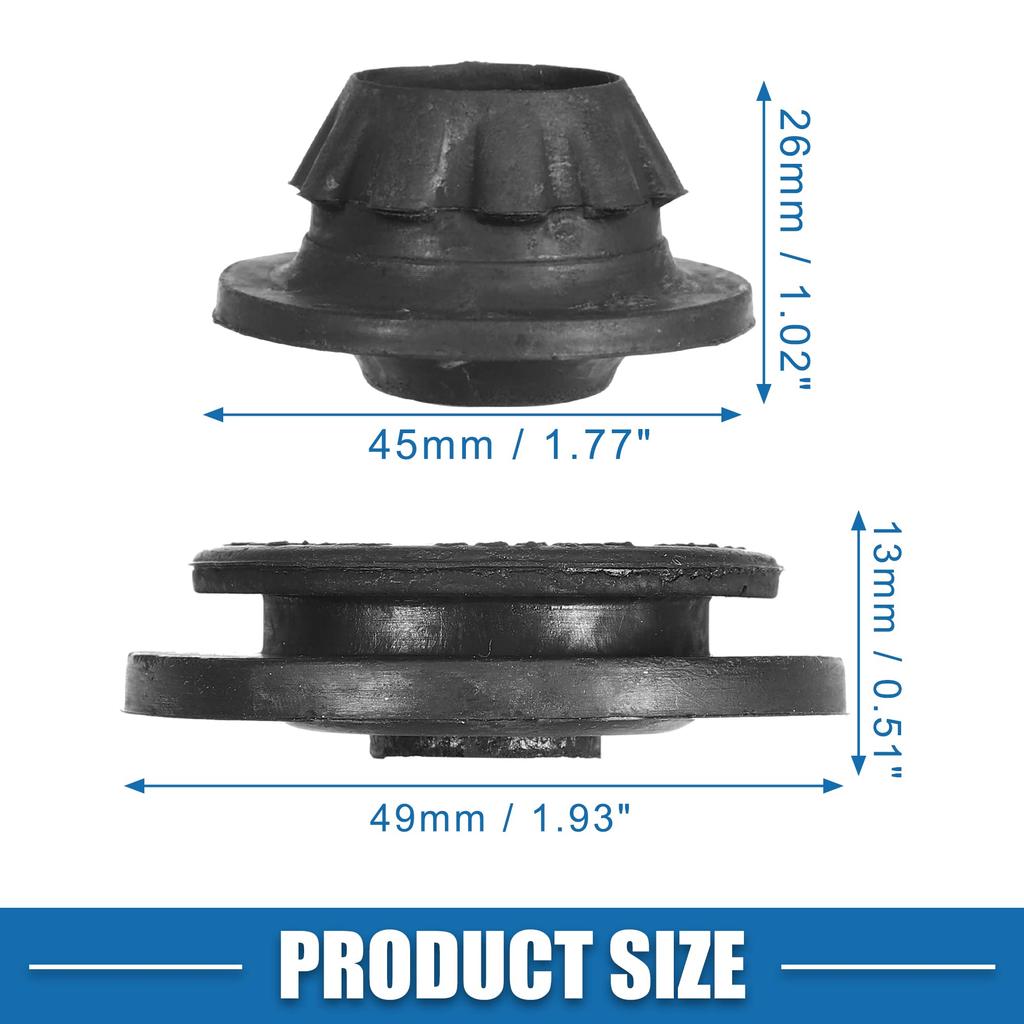A ABSOPRO Radiator Bracket Mount Bushing Cooling Car Radiator Holder for 21507-4M400 21506-4M400