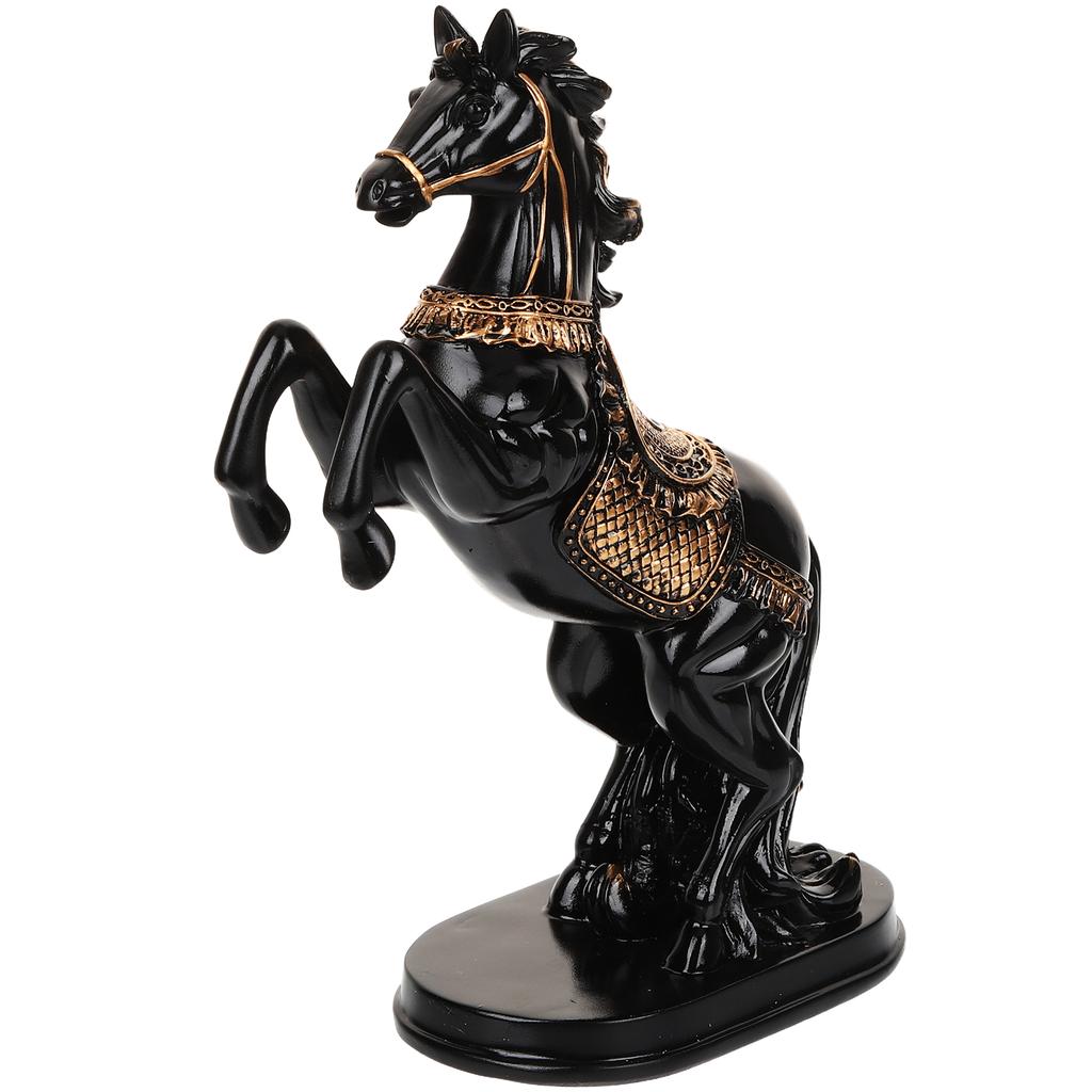 Of Painted Horse Christmas Ornaments Statues Figurine Animal Standing Model for Home Simulation Decoration