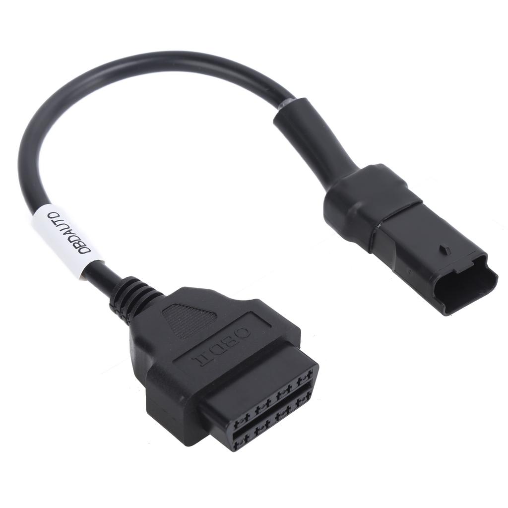 4Pin OBD Diagnostic Cable Adapter OBD2 Extension Connector Replacement for Ducati Motorcycles
