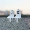 20pcs Mini Smiling Ghost Decoration Cute Halloween Ghost Statue Decorations  Halloween Party
