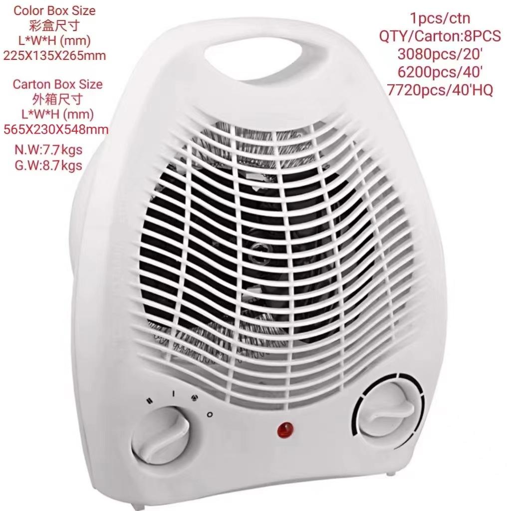 

2000W High-power Heater Quick-heating Heater Waterproof Power Saving and Low Noise Office Household Smart Small Electric Heater EU