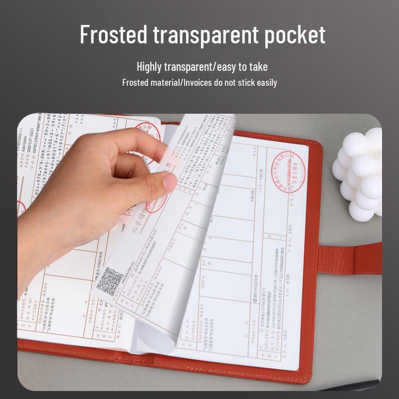Multifunctional Large Deposit Certificate and Money Holder Clip for Bank Use