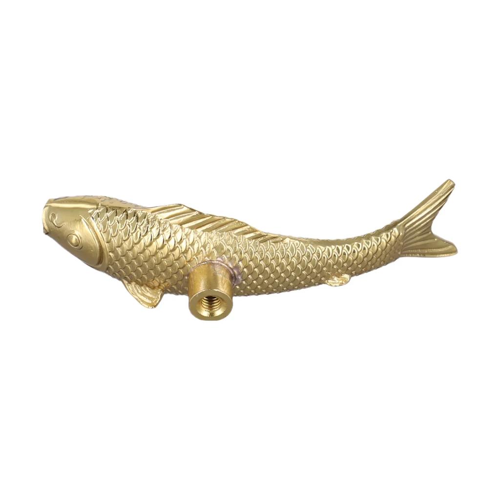 Animal Cabinet Knob Cabinet Handle Furniture Enhancement Brass Material Bright Colors Detailed Design Fade-resistant