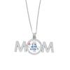 Sublimation Necklace MOM Pendant Neckchain Stylish Heat Transfer Clavicle Chain Elegant Accessories for Women Girls