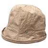 Bilateral Slack Linen Small Edge Bucket Hat Spring And Summer Face Small Retro Sunshade Basin Hat Versatile Bucket Hat