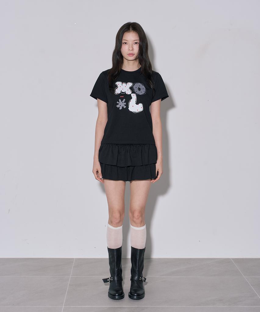 5OML O.M.L Logo Short Sleeve T-Shirt Black