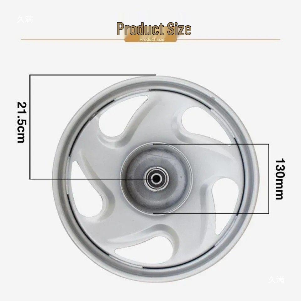 Electric Tricycle Front Wheel: Thickened 325-16 Steel Rim Hub Wind Fire Design